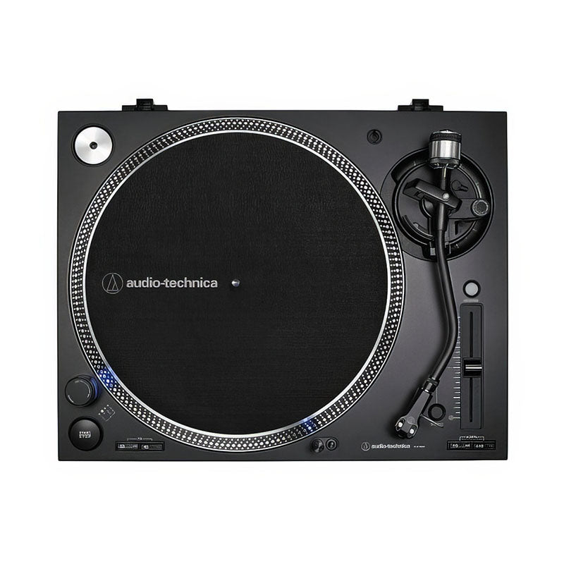 AT-LP140XPB PRO Direct Drive Turntable Inc Cartridge Black top view