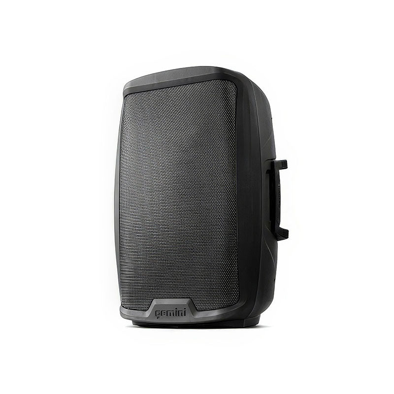 Gemini 15" Active Loudspeaker with Bluetooth 2000W Black front angled view