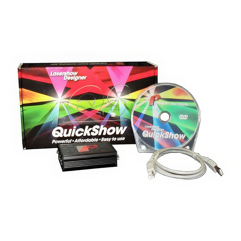 Laserworld Pangolin Quickshow Set Inc FB3 I/Face for ILDA and USB Cable view of package
