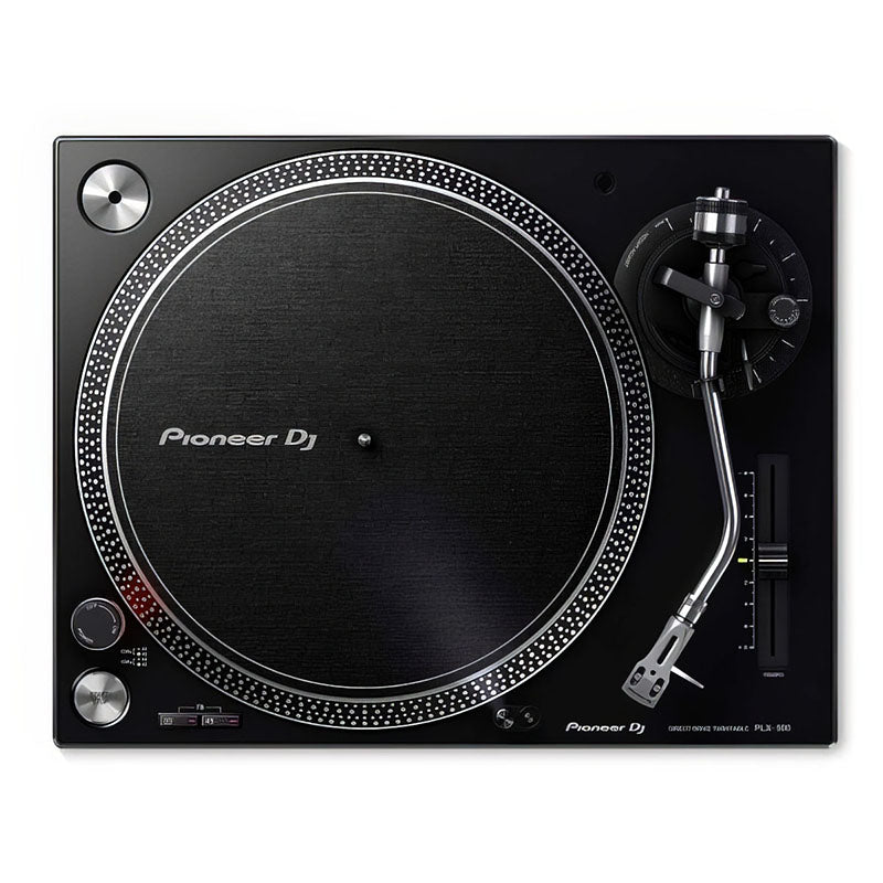 PLX-500 BLACK PRO DJ Hi Torq S-Tonearm Direct Drive Turntable top view